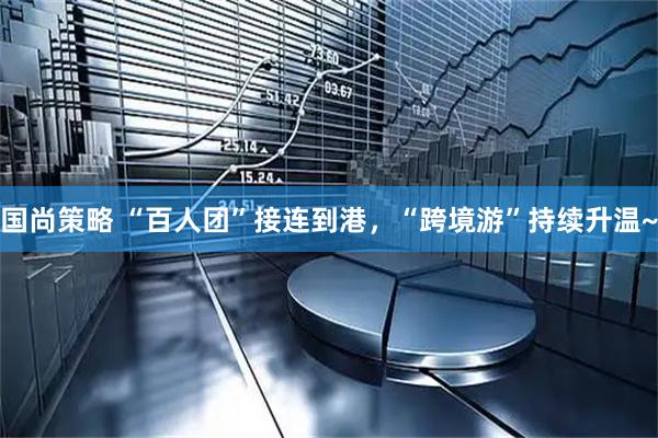 国尚策略 “百人团”接连到港，“跨境游”持续升温~